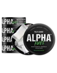 Bolsitas Nootrópicas Alpha Fuel Menta - Energía Rápida 15 Unidades