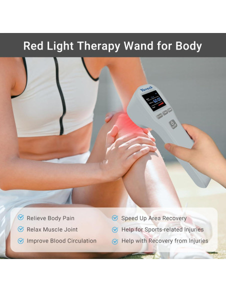 Dispositivo de Terapia de Luz Roja YOVECK 940nm 860nm 660nm