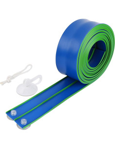 Juego de Pista de Carreras Flexible 4.57m LEEUDCOI Azul Verde 2