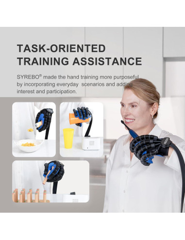 Guante de Rehabilitación Robot Glove Syrebo E12 Mano Izquierda S