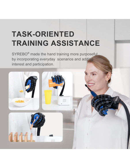 Guante de Rehabilitación Robot Glove Syrebo E12 Mano Izquierda S