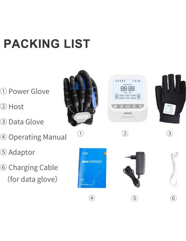 Guante de Rehabilitación Robot Glove Syrebo E12 Mano Izquierda S