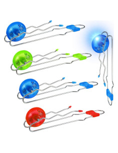 Gejoy Ruedas Giroscópicas Magnéticas Iluminadas 4 Pcs