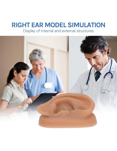 Modelo de Oído de Silicona SimCoach para Acupuntura y Piercing