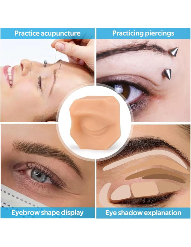 Modelo Ojo Izquierdo de Silicona Ultrassist para Práctica Médica