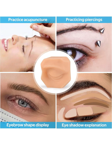 Modelo Ojo Izquierdo de Silicona Ultrassist para Práctica Médica