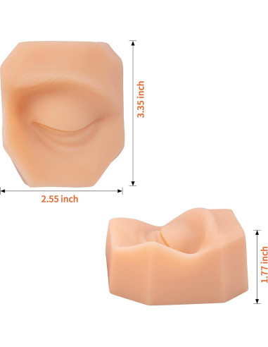 Modelo Ojo Izquierdo de Silicona Ultrassist para Práctica Médica