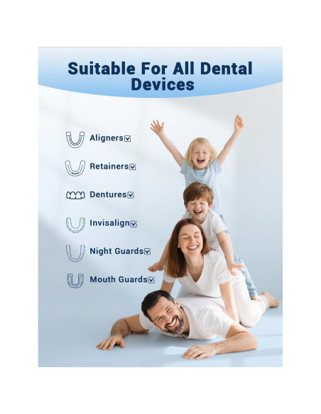 120 Tabletas Limpiadoras WRKLLY para Retenedores y Dentaduras