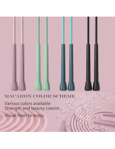 Cuerda de Saltar Ajustable GSMIEY para Niños y Adultos - PVC 2