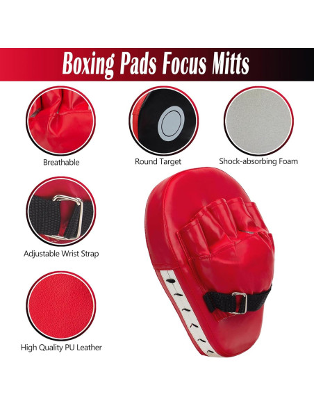 Juego de Guantes de Boxeo EUMAYES 6 oz para Niños 3-12 Años Juego de Guantes de Boxeo EUMAYES 6 oz para Niños 3-12 Años