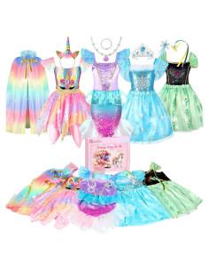Disfraz de Princesa para Niñas HAMSILY - 5 Temas y Accesorios