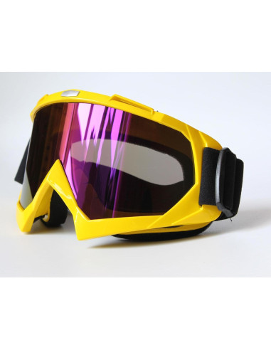 Gafas de Motocross EYEGLASSTOR UV400 Amarillas para Adultos