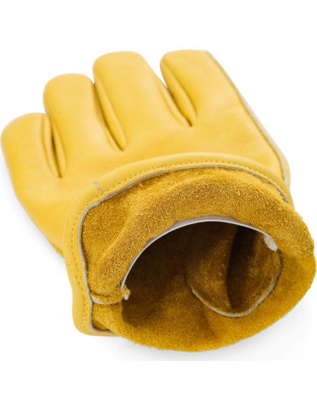 Guantes de trabajo DULFINE de cuero para jardinería - Grande