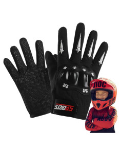 Guantes de Moto para Niños J10C - Protección y Comodidad