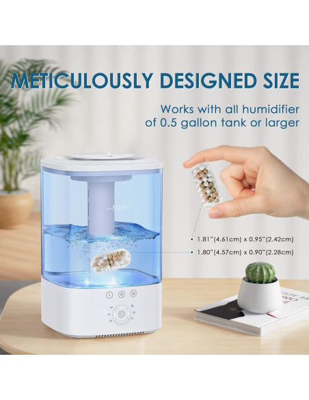 20 Cartuchos Limpiadores de Humidificador HSIAMEN 1.89L