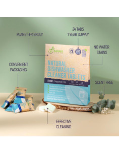 Tabletas Limpiadoras de Lavavajillas BAMBOEARTH - 24 Recargas Ecológicas 2