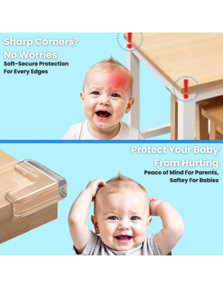 12 Protectores de Esquinas de Silicona Transparente Storite