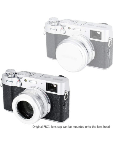 Parasol de Metal JJC con Anillo Adaptador 49mm para Fujifilm X100