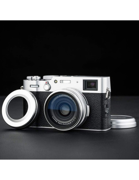 Parasol de Metal JJC con Anillo Adaptador 49mm para Fujifilm X100