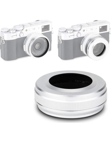 Parasol de Metal JJC con Anillo Adaptador 49mm para Fujifilm X100