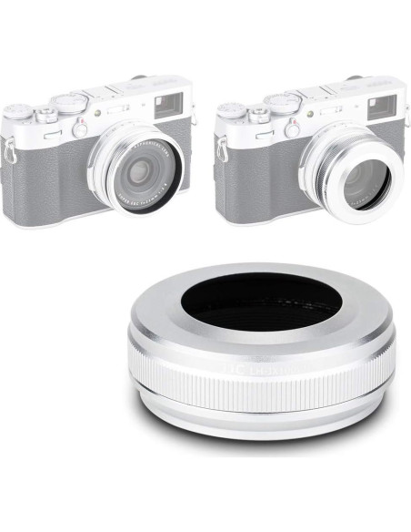 Parasol de Metal JJC con Anillo Adaptador 49mm para Fujifilm X100