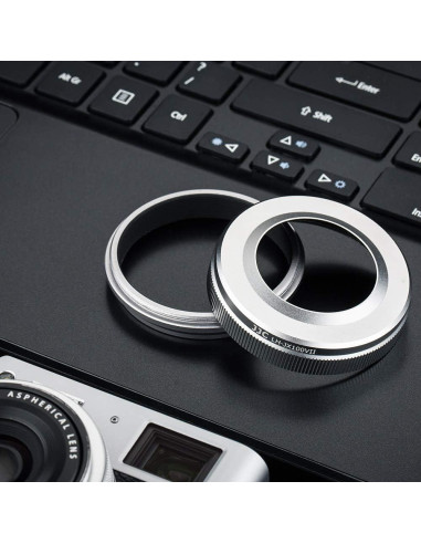 Parasol de Metal JJC con Anillo Adaptador 49mm para Fujifilm X100