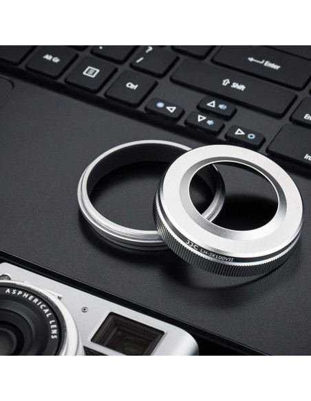 Parasol de Metal JJC con Anillo Adaptador 49mm para Fujifilm X100