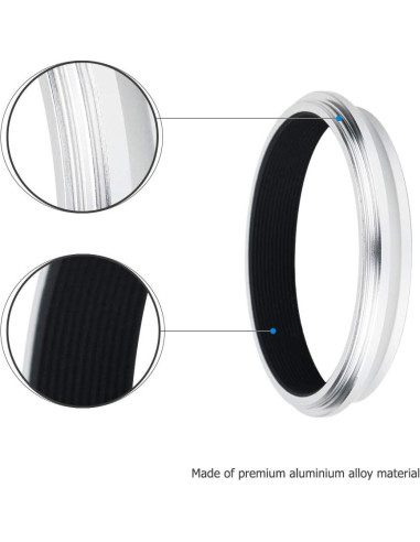 Parasol de Metal JJC con Anillo Adaptador 49mm para Fujifilm X100