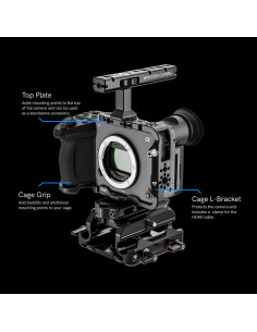 Jaula Modular de Aluminio para Sony FX2 - Ligera y Ergonómica 2