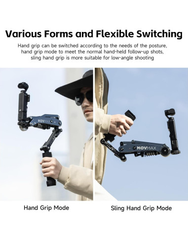 Brazo de Cuchilla MOVMAX para DJI Osmo Pocket 3/2 y GoPro