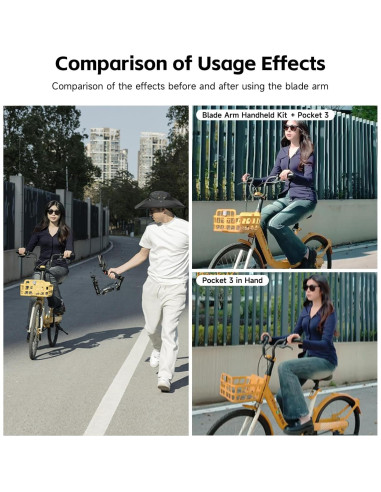 Brazo de Cuchilla MOVMAX para DJI Osmo Pocket 3/2 y GoPro