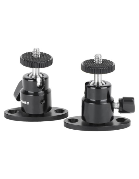 Cabezal Esférico Mini CAMVATE 1/4"-20 para Montaje en Techo