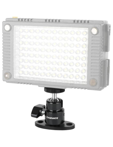 Cabezal Esférico Mini CAMVATE 1/4"-20 para Montaje en Techo