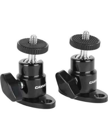 Cabezal Esférico Mini CAMVATE 1/4"-20 para Montaje en Techo