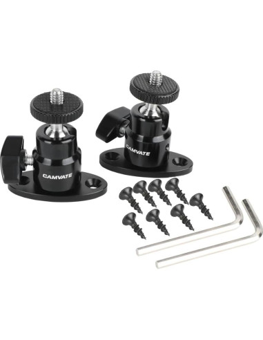 Cabezal Esférico Mini CAMVATE 1/4"-20 para Montaje en Techo