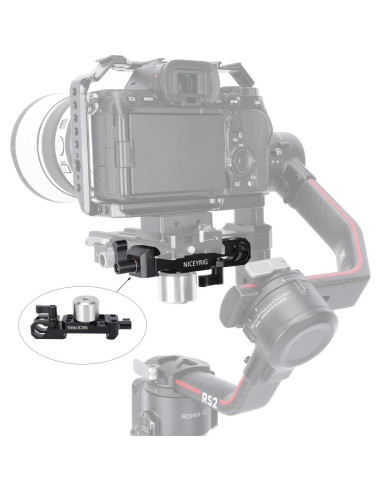 Abrazadera de Riel NICEYRIG para Estabilizadores DJI y Manfrotto