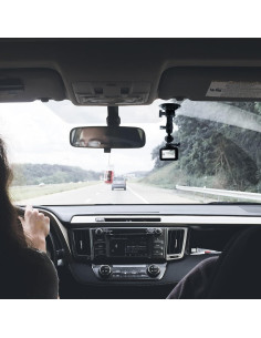 Soporte de Ventosa HSU para Coche y Cámara de Acción - Negro 2