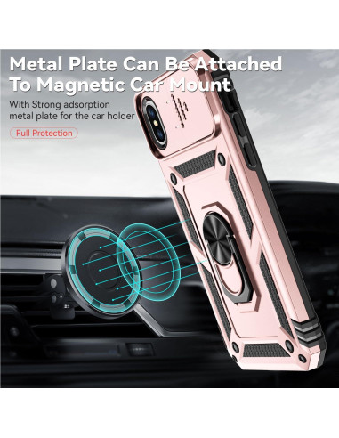 Funda SunStory para iPhone X/XS con Protector de Pantalla HD