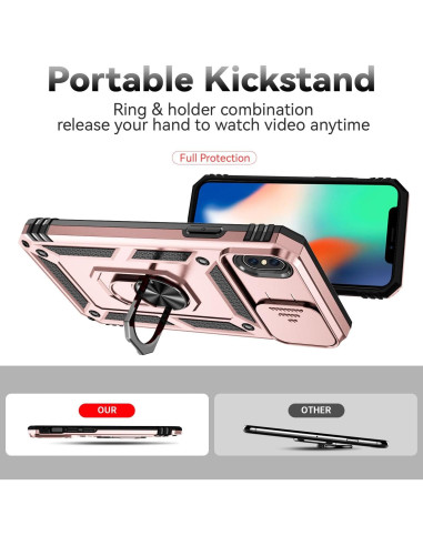 Funda SunStory para iPhone X/XS con Protector de Pantalla HD