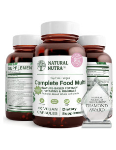 Multivitaminas Naturales Completo Natural Nutra 60 Cápsulas