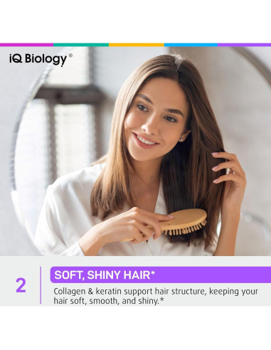 Gotas de Biotina Líquida 5000 mcg IQ Biology - 59 ml