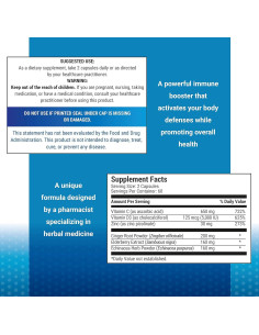 Suplemento Inmunológico 120 Cápsulas P Puregen Labs - Vitamina C, D3, Zinc 2