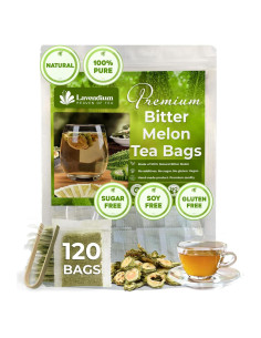 Té de Fruta de Melón Amargo Lavendium 120 Bolsitas 100% Natural
