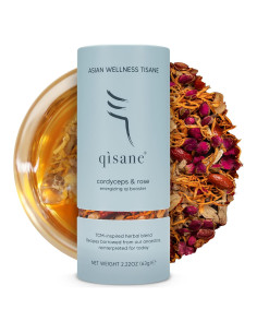 Té de Cordyceps y Rosa Qísane - 10 Sachets (30 Tazas)