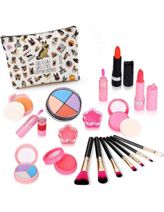 Bolsa Cosmética Pastor Alemán NONETH 25x17 cm Lino Impermeable 2