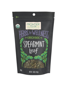 Hoja de Menta Verde Orgánica Frontier Co-op 42g - Sabor Fresco