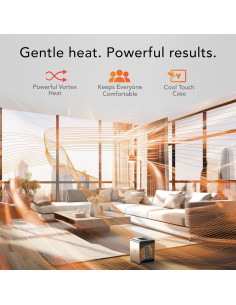 Calefactor Vornado VMHi500 Digital 1500W Control Remoto Blanco 2