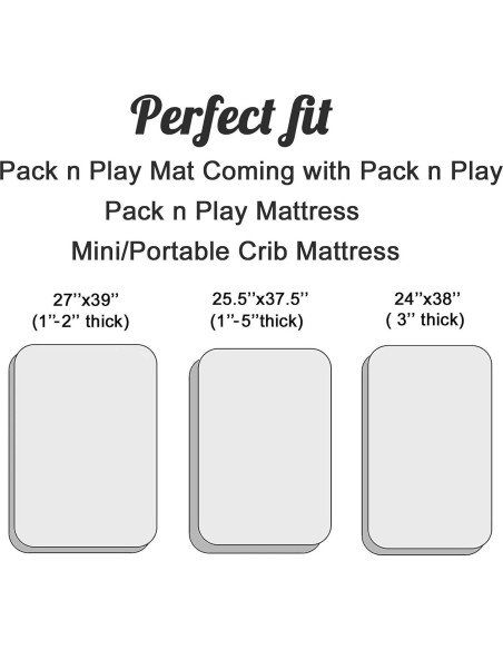 Sábana Ajustable Pack n Play Pro Goleem 68.6x99.1 cm Unisex