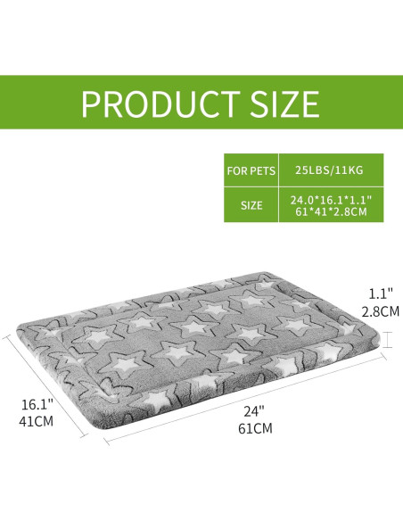 Almohadilla para Perros EMPSIGN Reversible 61x46cm Lavable