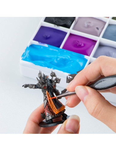 Juego de Pinceles de Detalle Fino Transon 8pcs Nylon